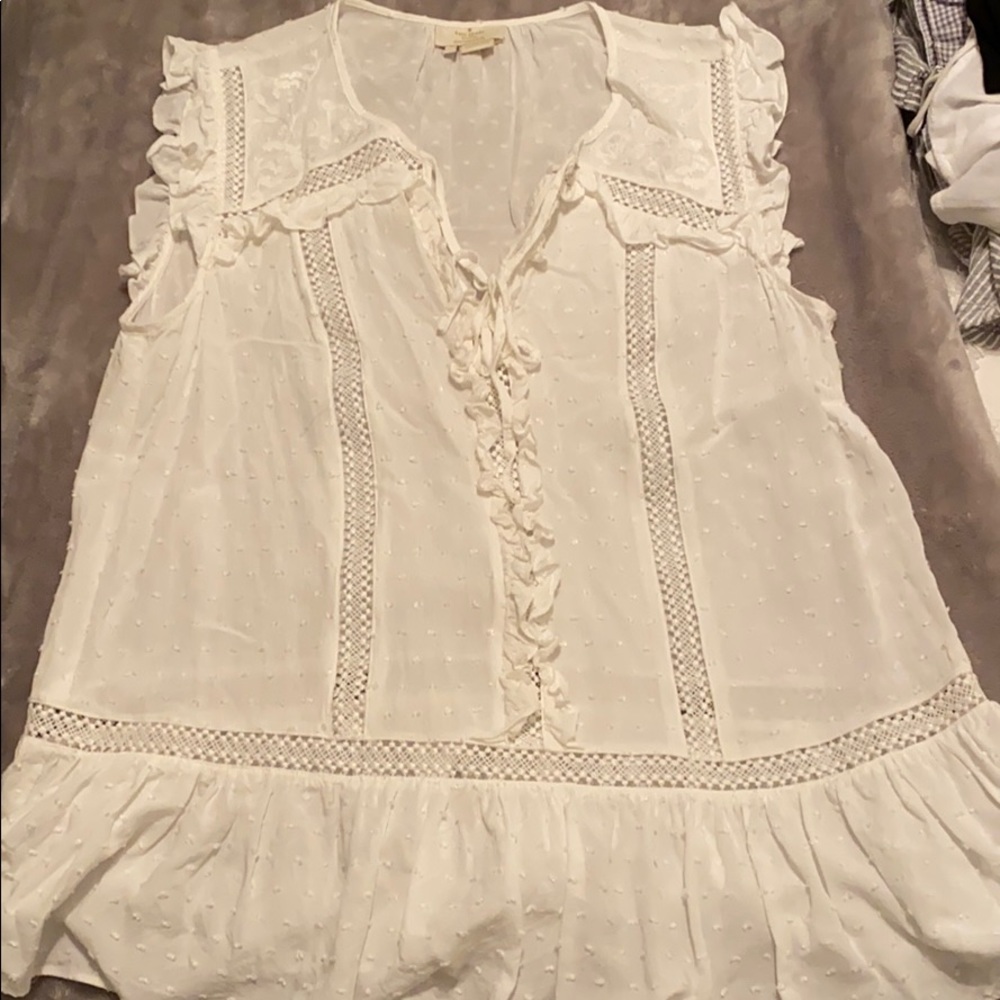Kate Spade Embroidered Top